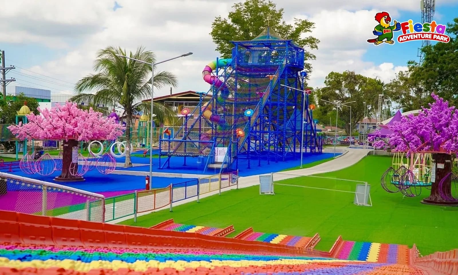 Slides Among the Blossoms